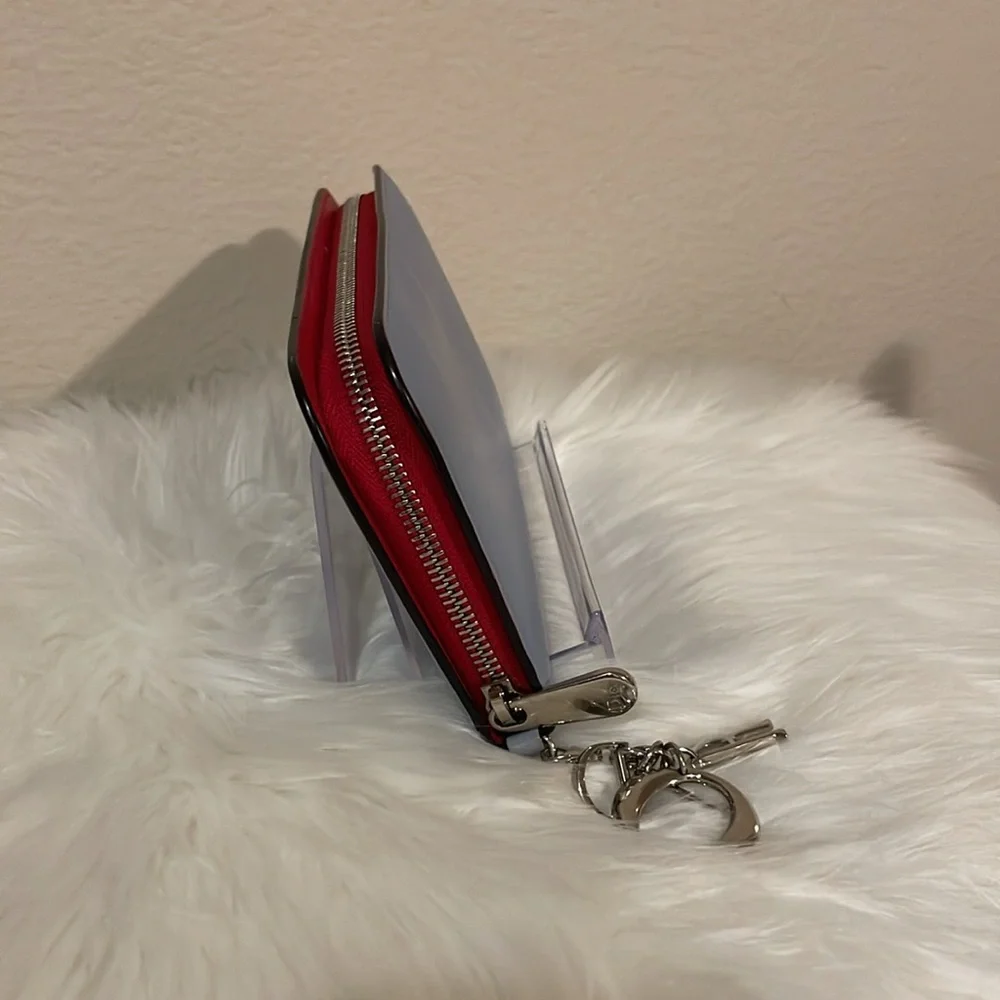 Christian Dior leather Diorissimo Voyageur Zip around Wallet
